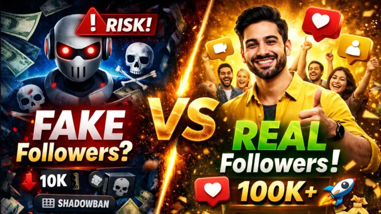 fake followers kaise badhaye